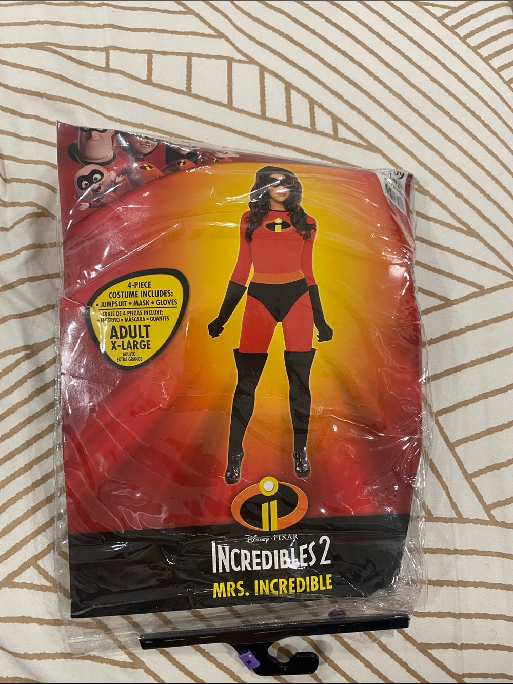 Disney Mrs. Incredible Costume in Red and Black